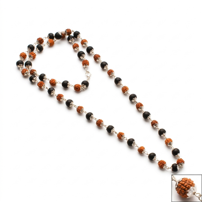 The Ultimate Aura Shield: Divya Rudraksha & Karungali Mala