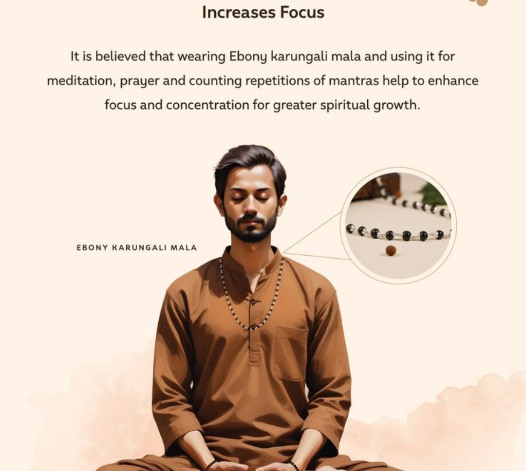 The Ultimate Aura Shield: Divya Rudraksha & Karungali Mala